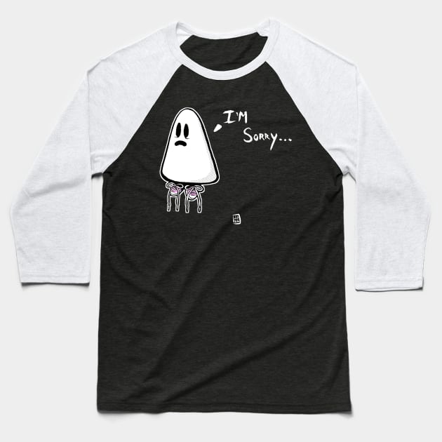 I'm Sorry - Dark Shirt Baseball T-Shirt by jsmntr